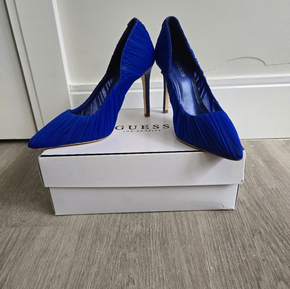 GUESS Women's Blue Stiletto Heels
